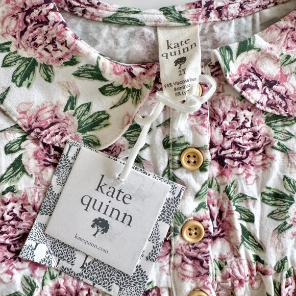 Kate Quinn Dress | Peony Floral Print | 2T | NWT - Picture 2 of 6